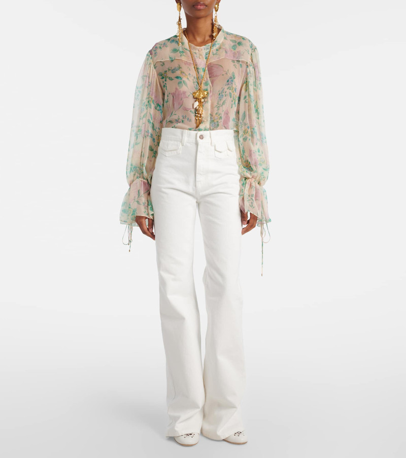 Chloé High-rise flared jeans outlook