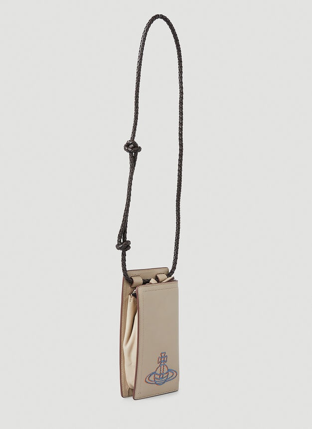 Benny Lanyard Pouch in Beige - 2