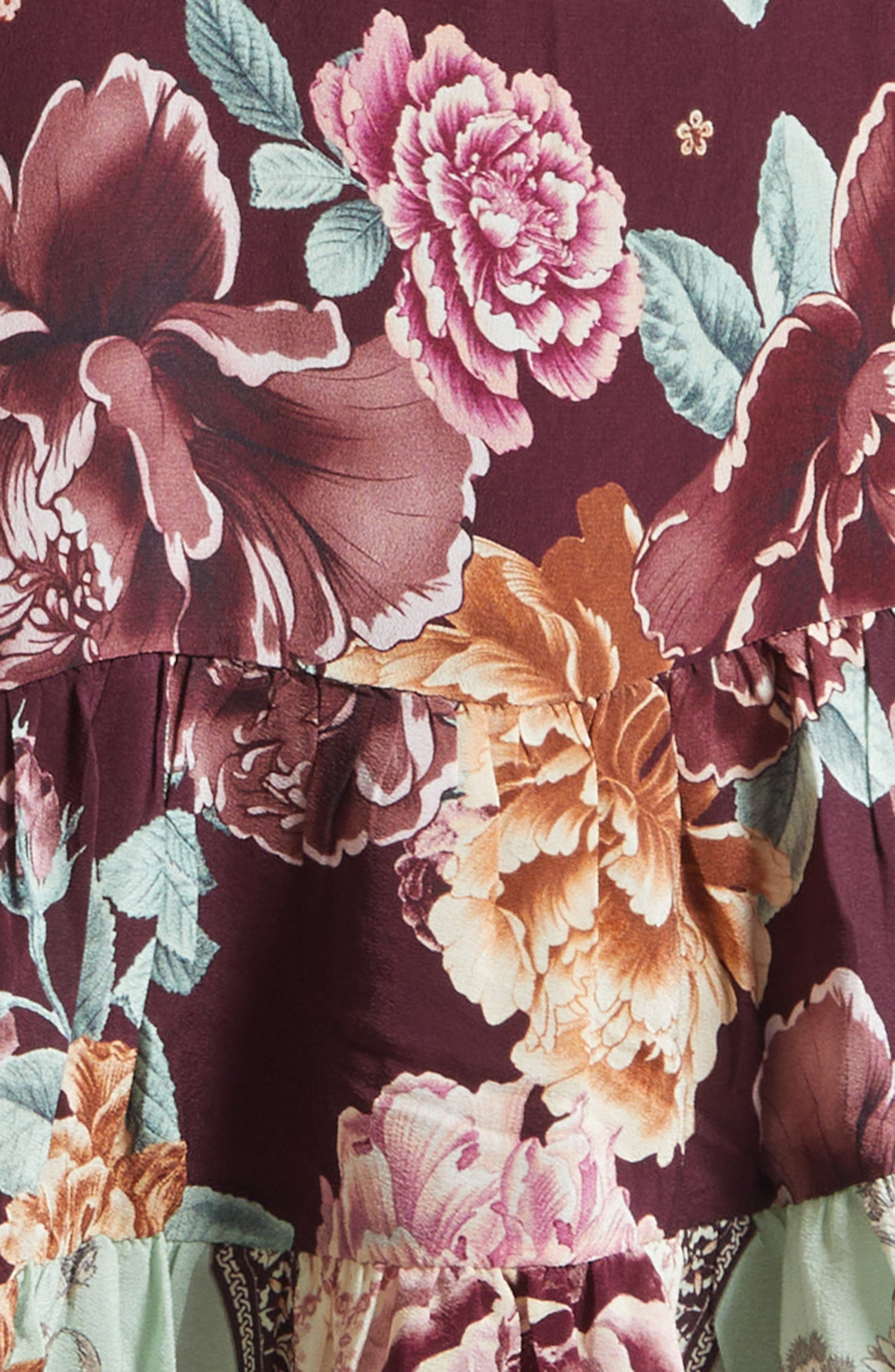 Camilla If These Tiles Could Talk Long Sleeve Tiered Dress at Nordstrom - 6
