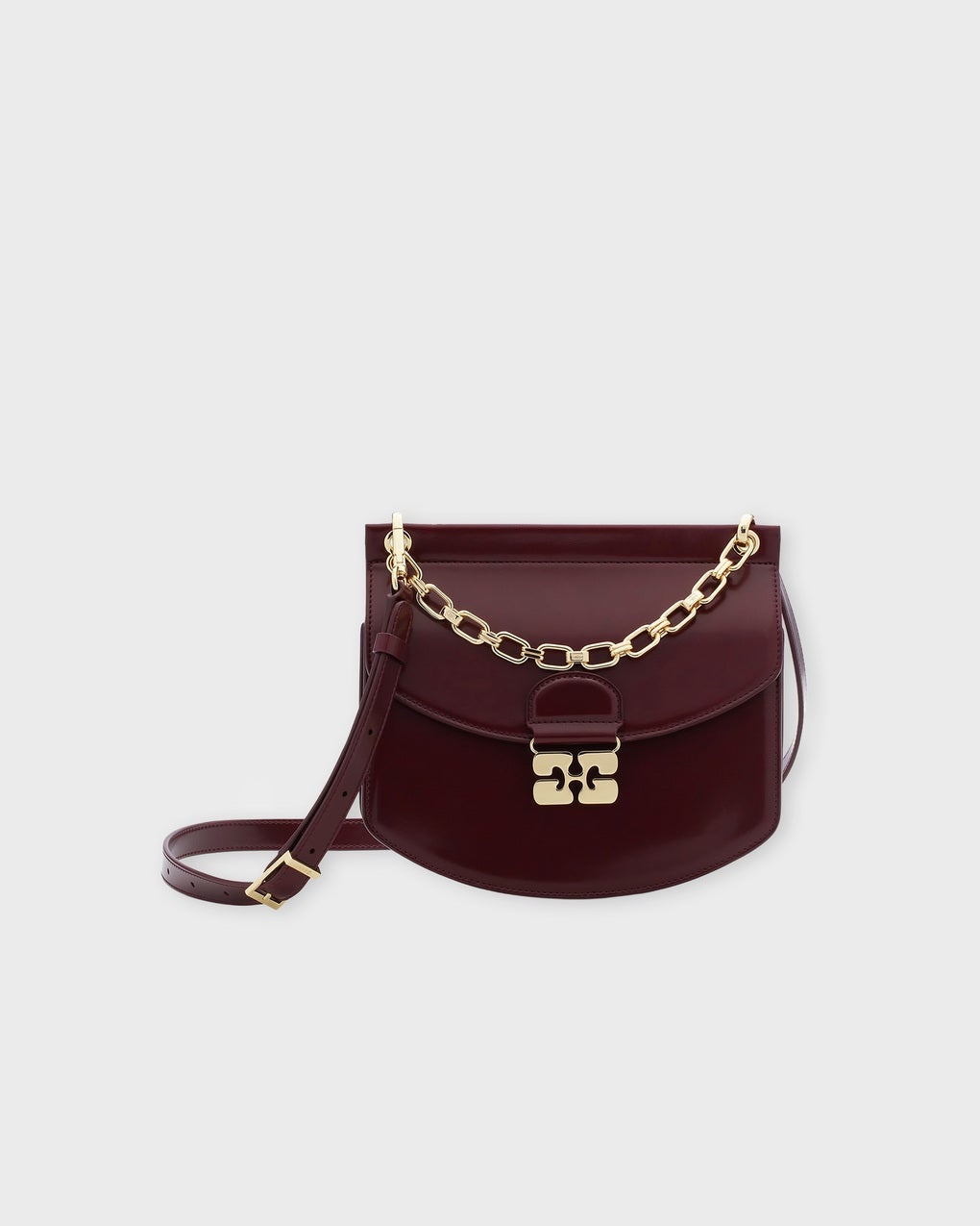 Bag Apo-G Small Box Chain Burgundy  ONESIZE - 1