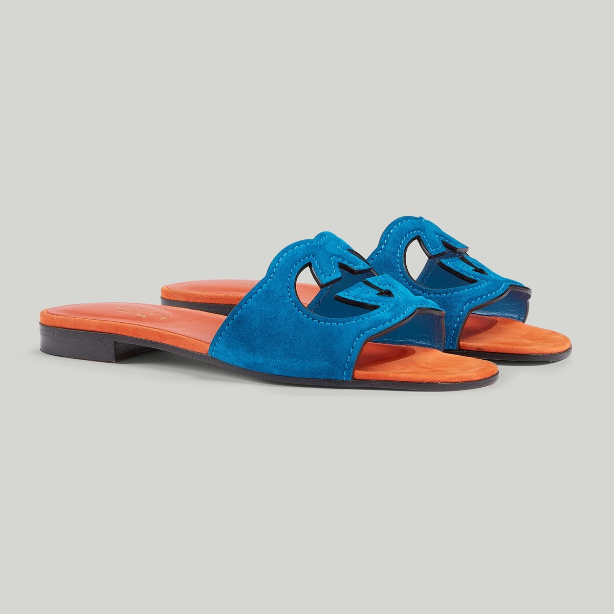 Women's Interlocking G cut-out slide sandal - 2