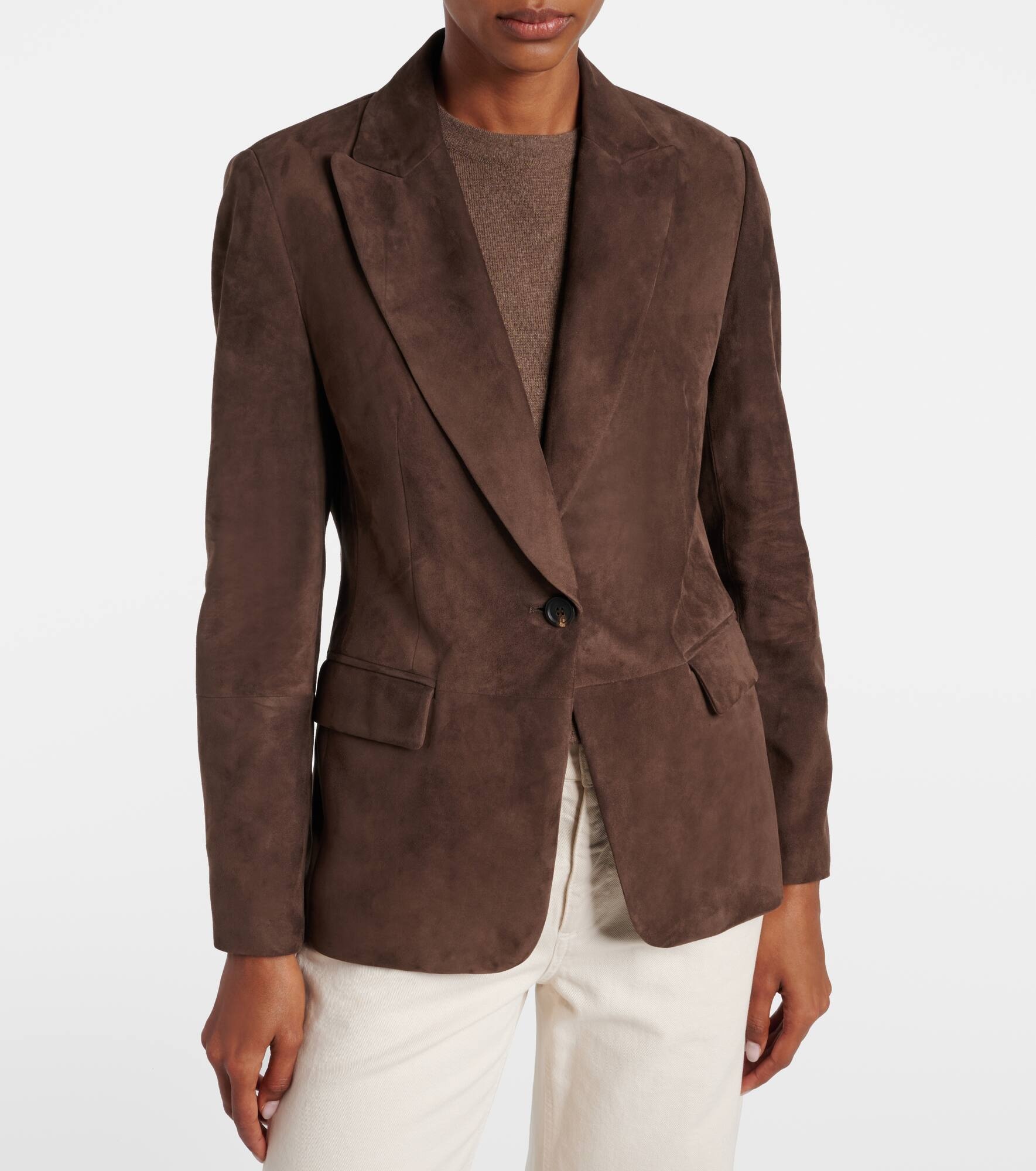 Suede blazer - 6
