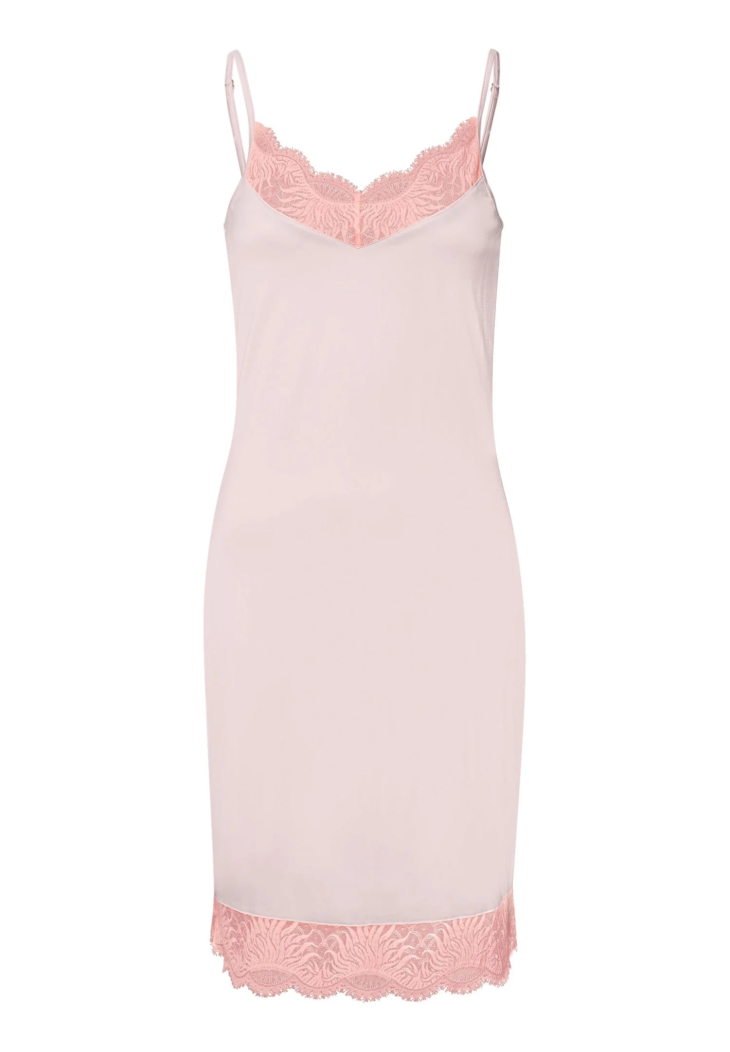 Gale Lace Trim V-Neck Bodydress - 1