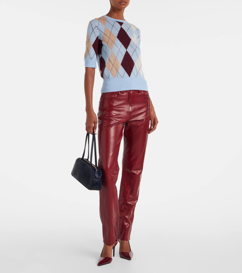 KHAITE Simona calf hair shoulder bag outlook