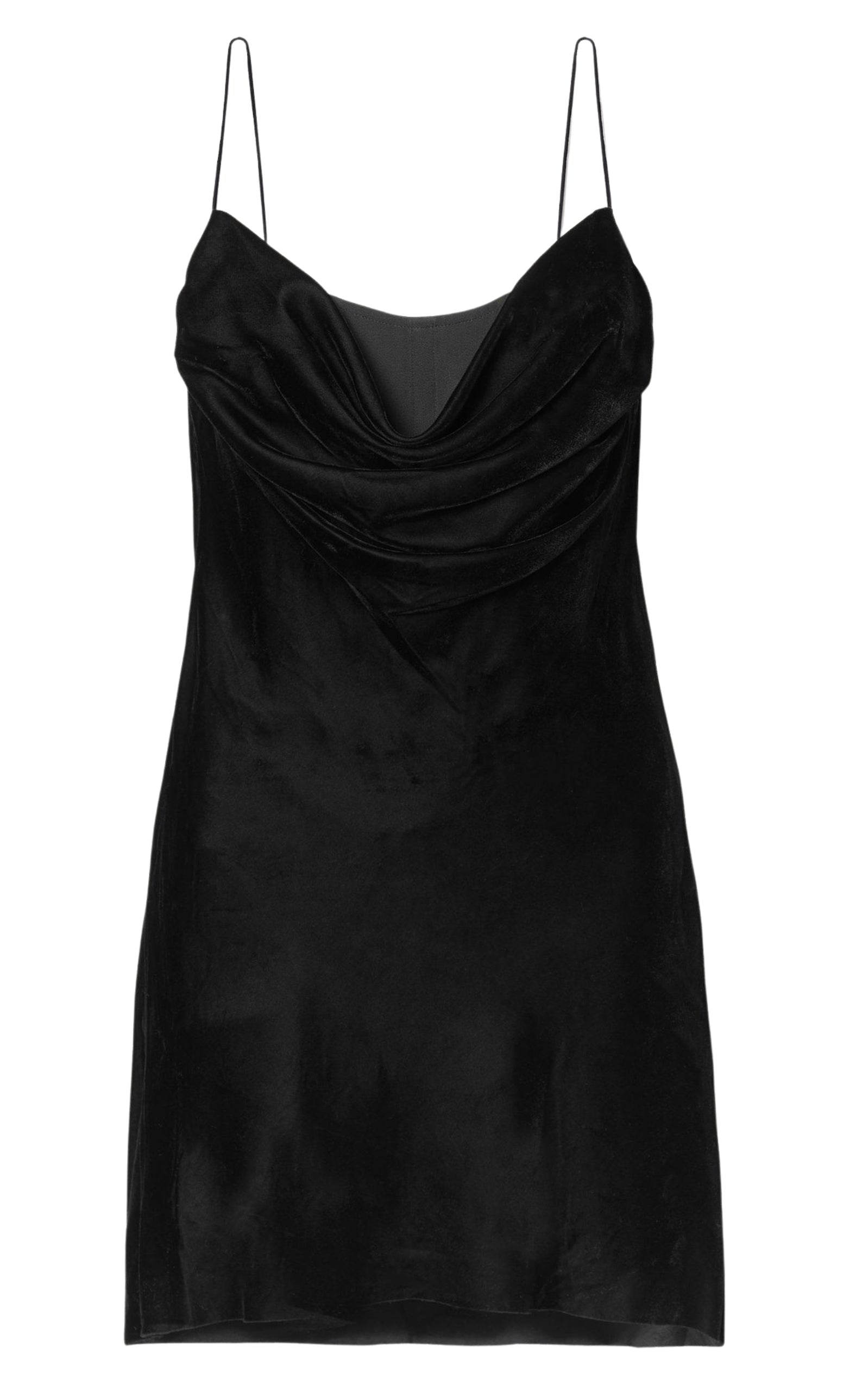 Velvet Architrave Corset Mini Dress - 1