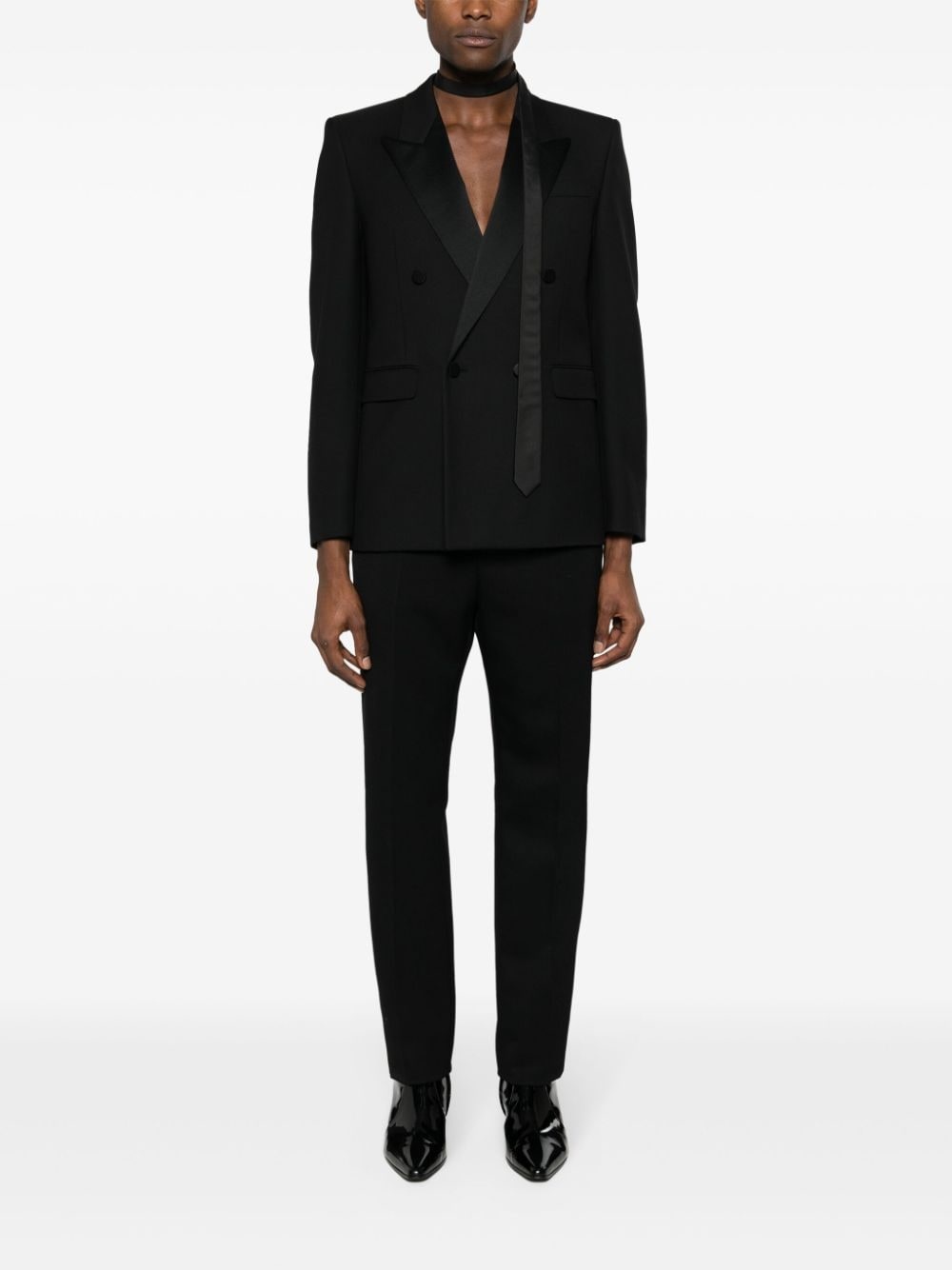 high-waist straight-leg trousers - 2