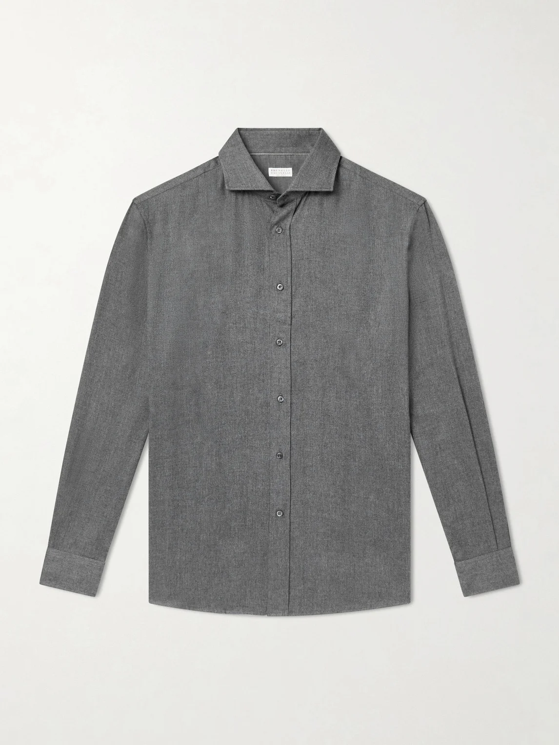 Herringbone Cotton and Lyocell-Blend Shirt - 1