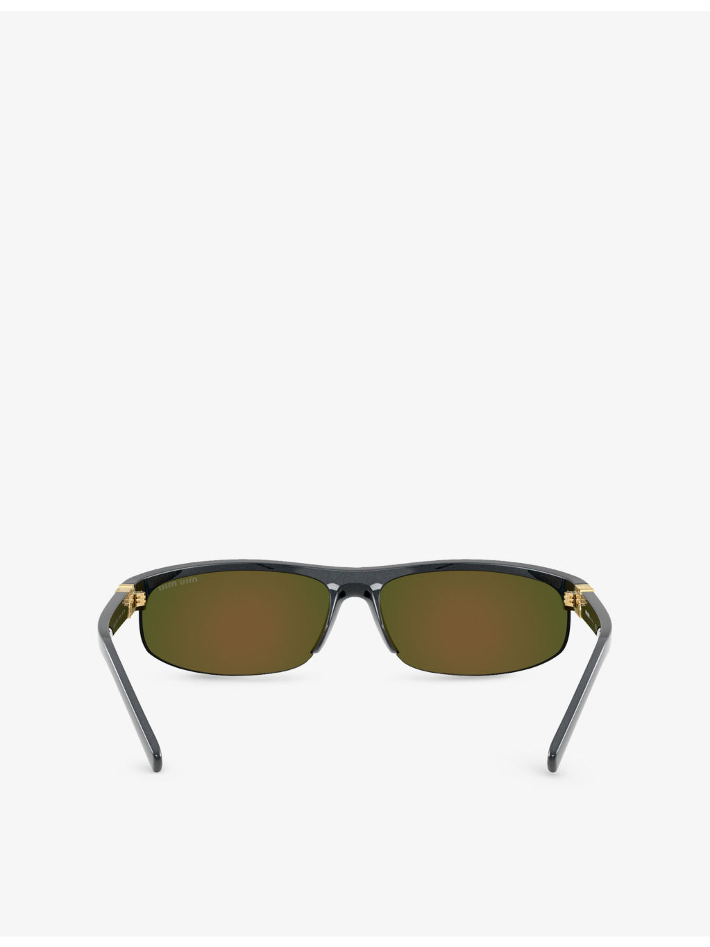 MU A02S Oval-Frame Injected Sunglasses - 4