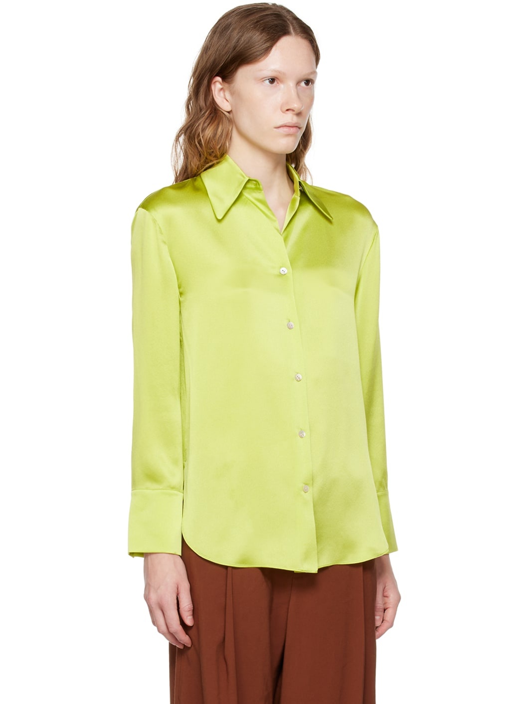 Green Ruched Shirt - 4