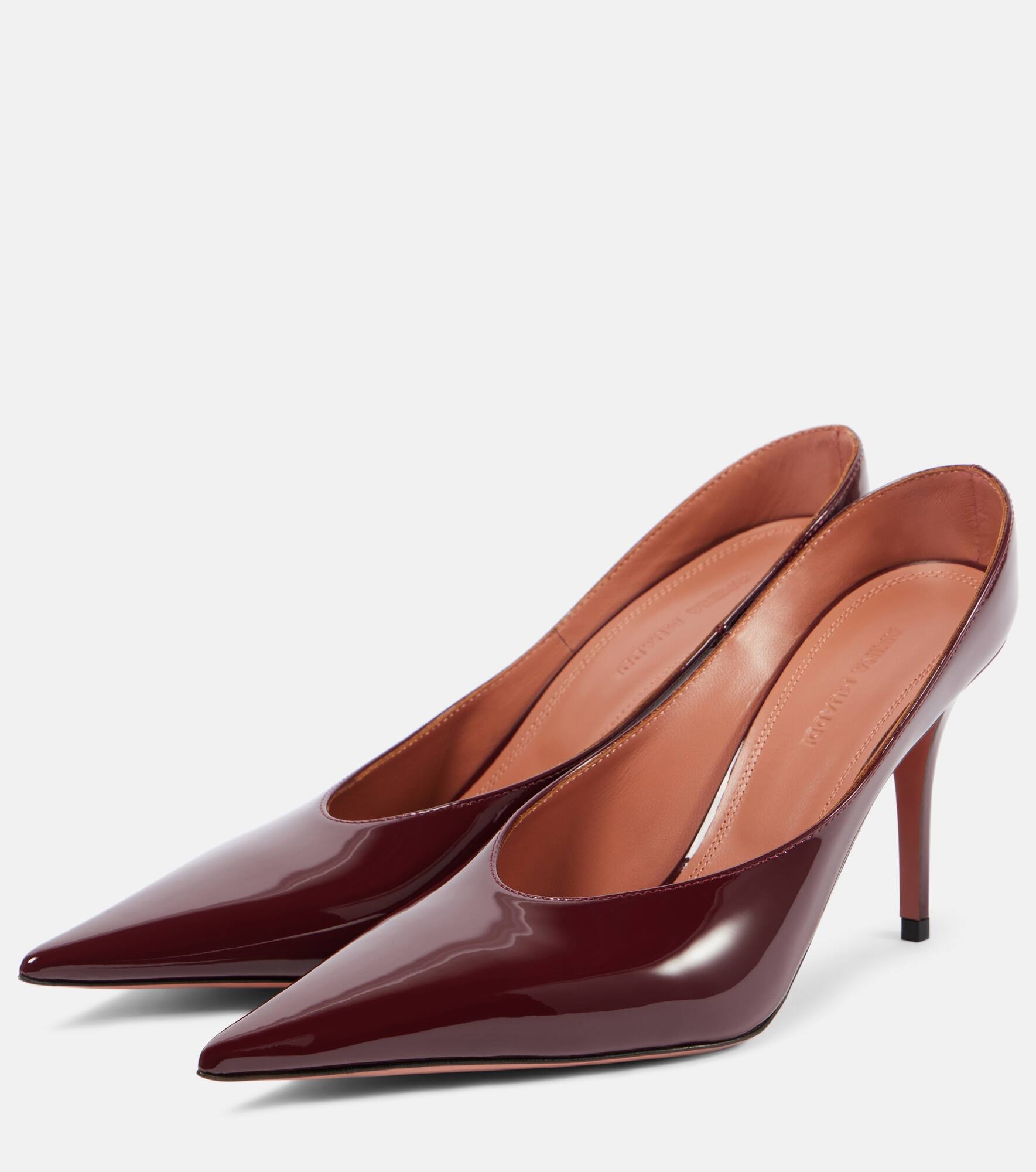 Anok 90 patent leather mules - 4