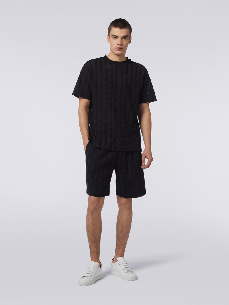 Missoni Shorts in zigzag viscose and cotton outlook