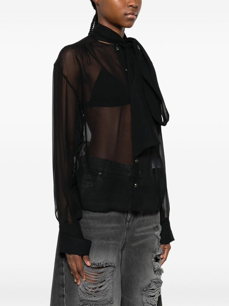 tie-neck blouse 3