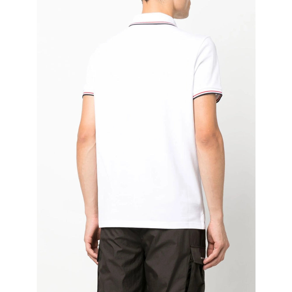 Moncler White Polo Shirts Men - 3