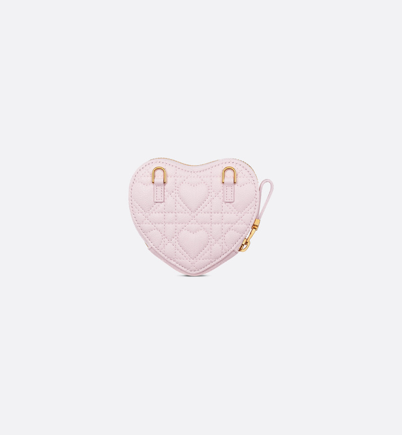 Dioramour Dior Caro Heart Pouch with Chain 5