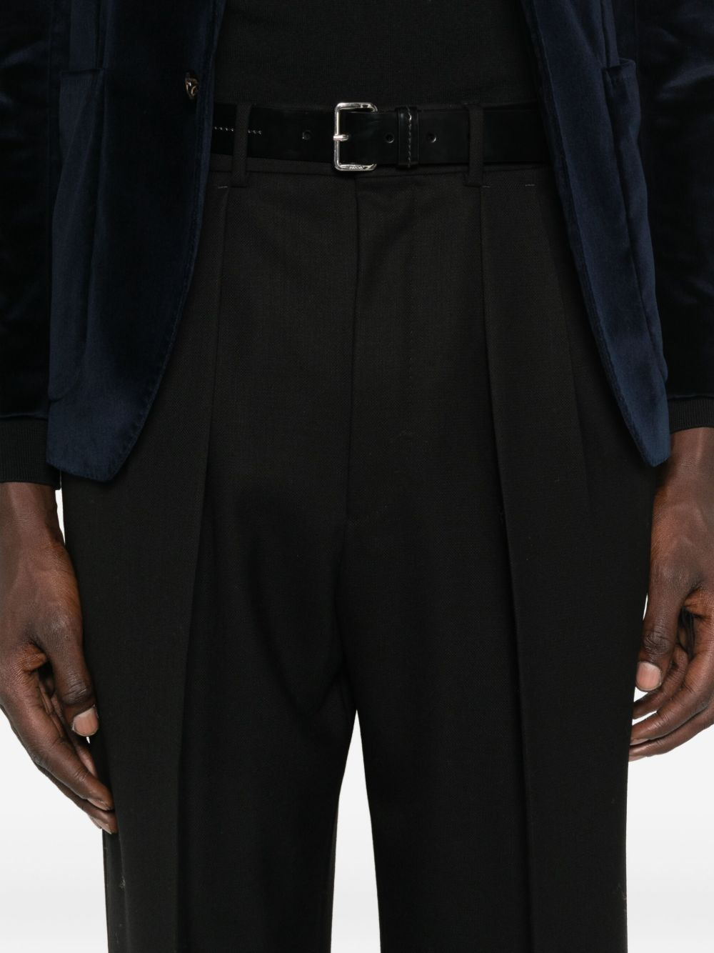 pleated-front trousers - 5