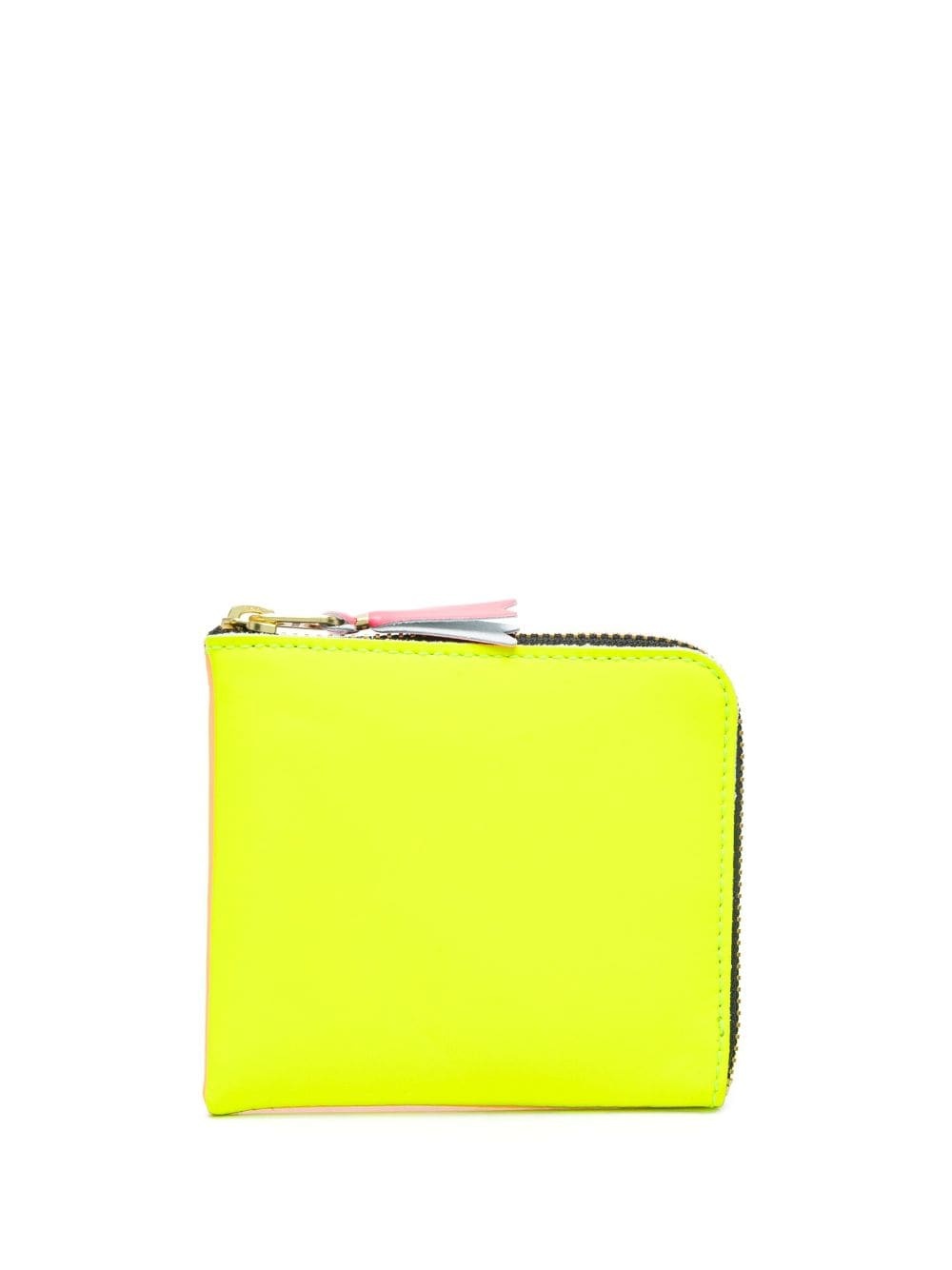 Super Fluo zipped leather wallet - 1