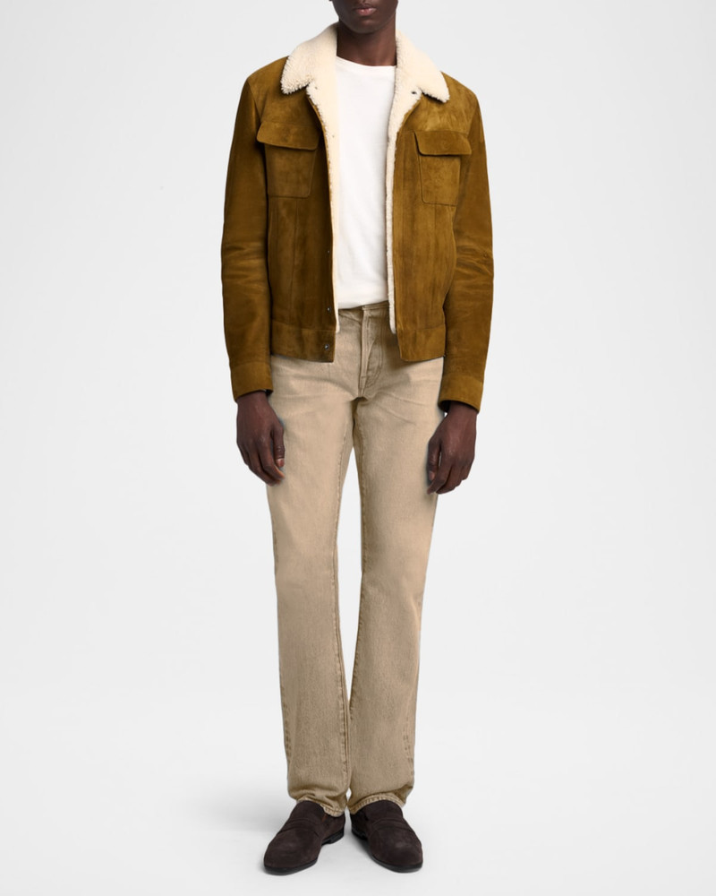 TOM FORD Men's Stonewash Denim Straight-Fit Jeans outlook