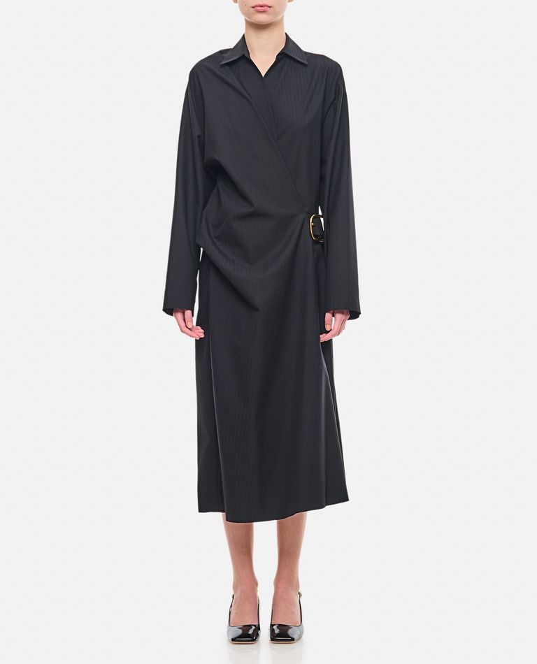 Loewe BELTED MIDI DRESS | biffi | REVERSIBLE