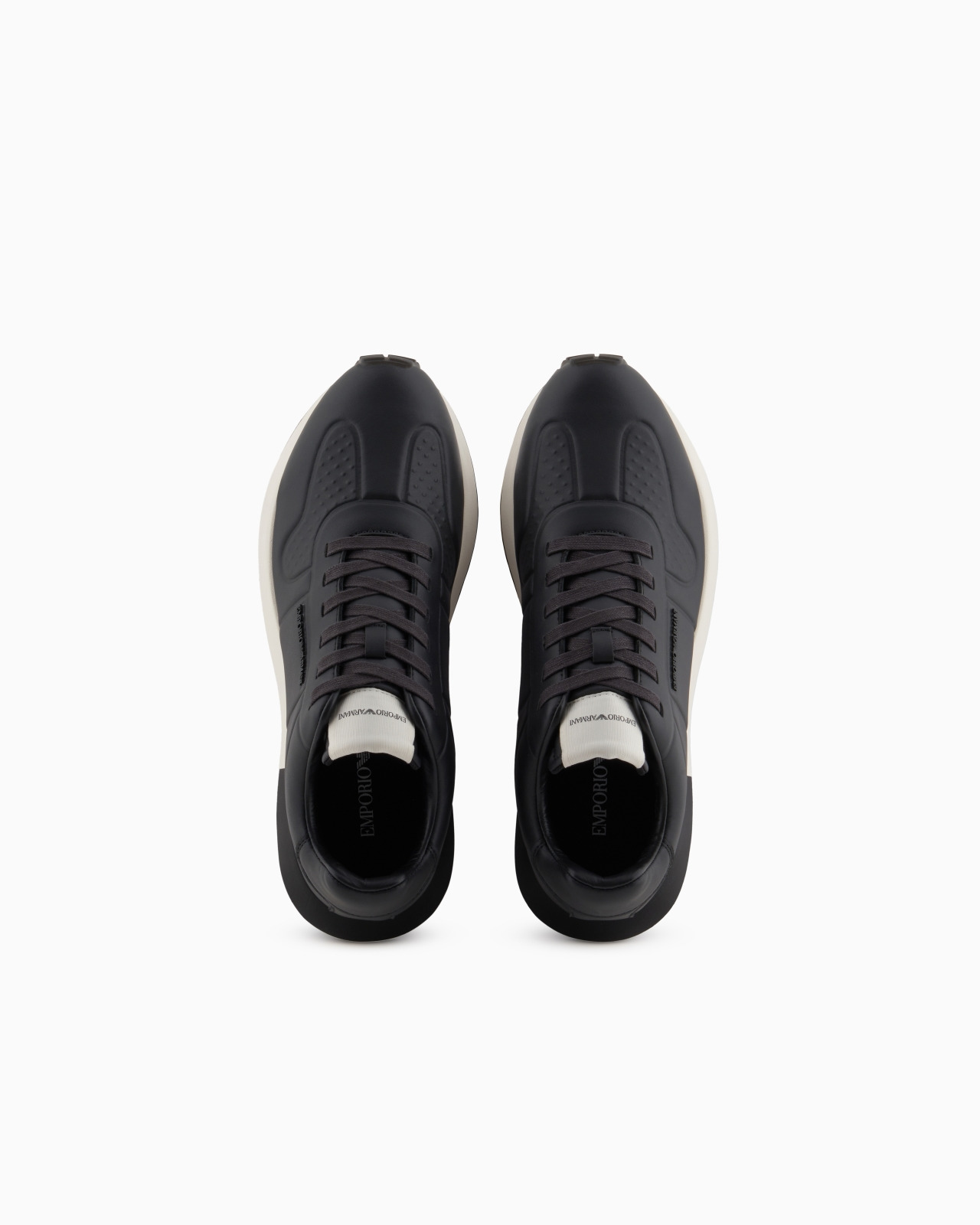 LEATHER SNEAKERS WITH THERMOFORMED DETAILS - 3
