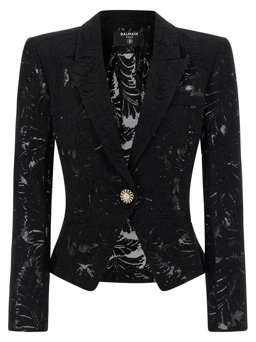 Balmain Lace Blazer - 1