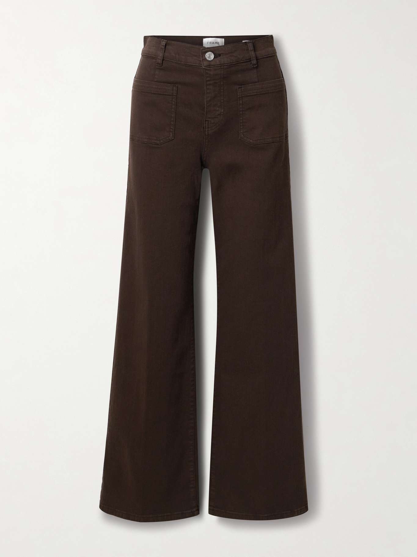 Le Slim Palazzo Bardot high-rise wide-leg jeans - 1