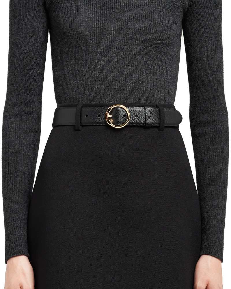 Prada Saffiano leather belt outlook