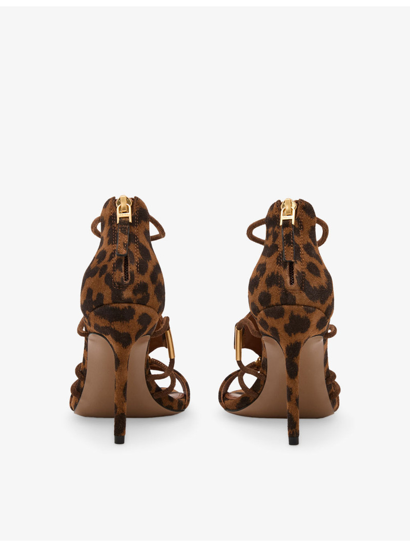 REISS Roxanne Suede Heeled Sandals outlook