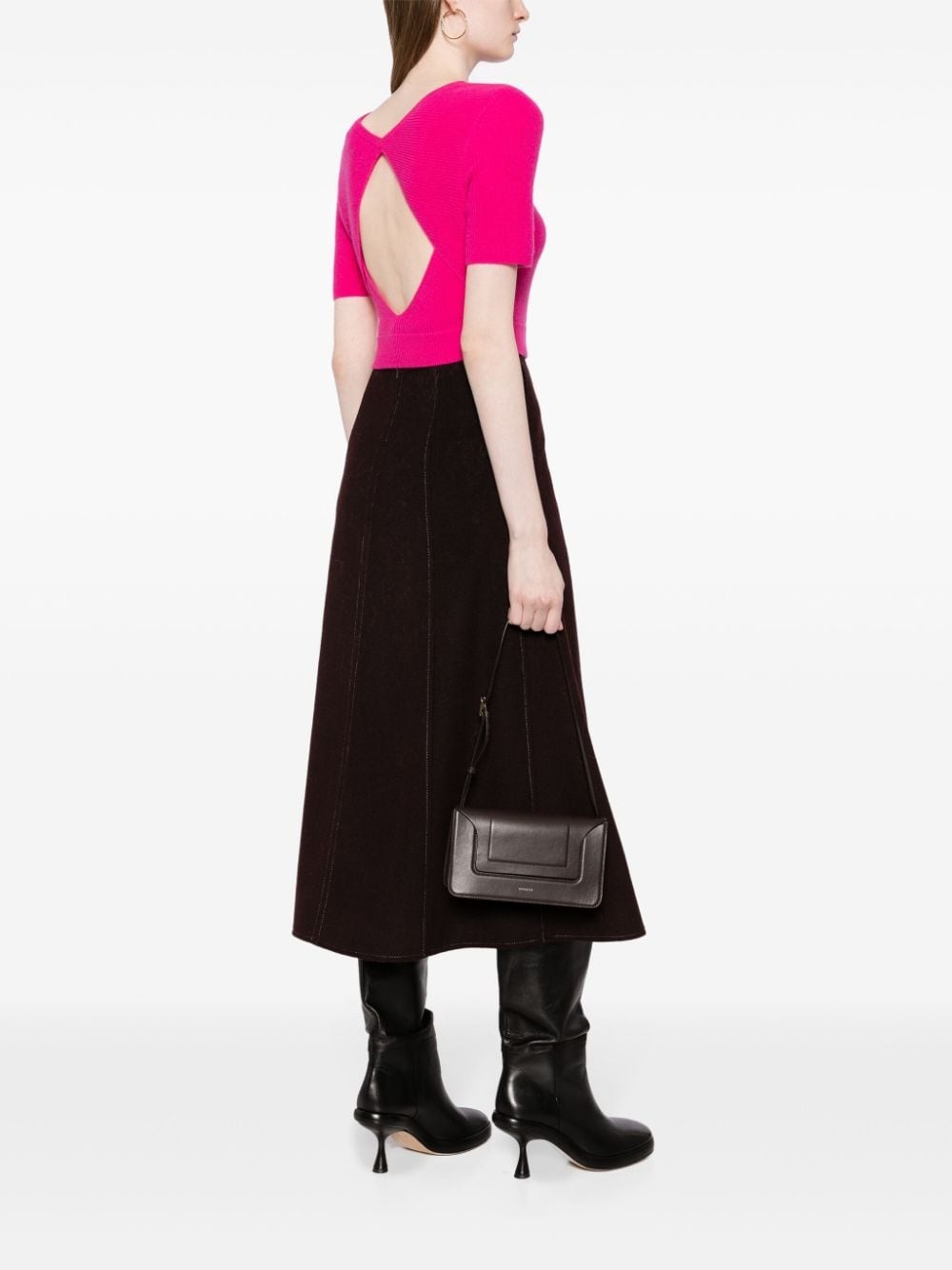 Josefina cut-out cashmere top - 4