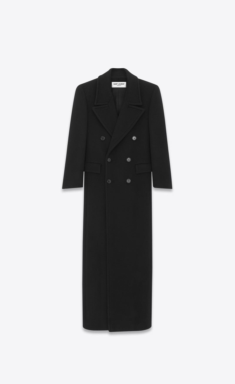 oversized coat in wool - 1
