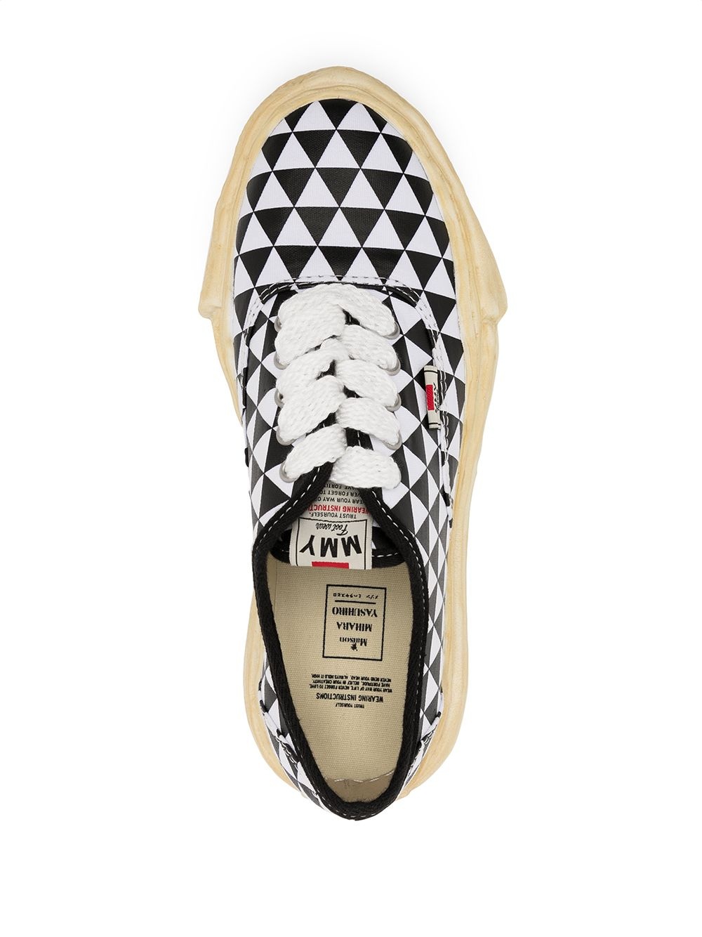 Baker geometric-print sneakers - 4