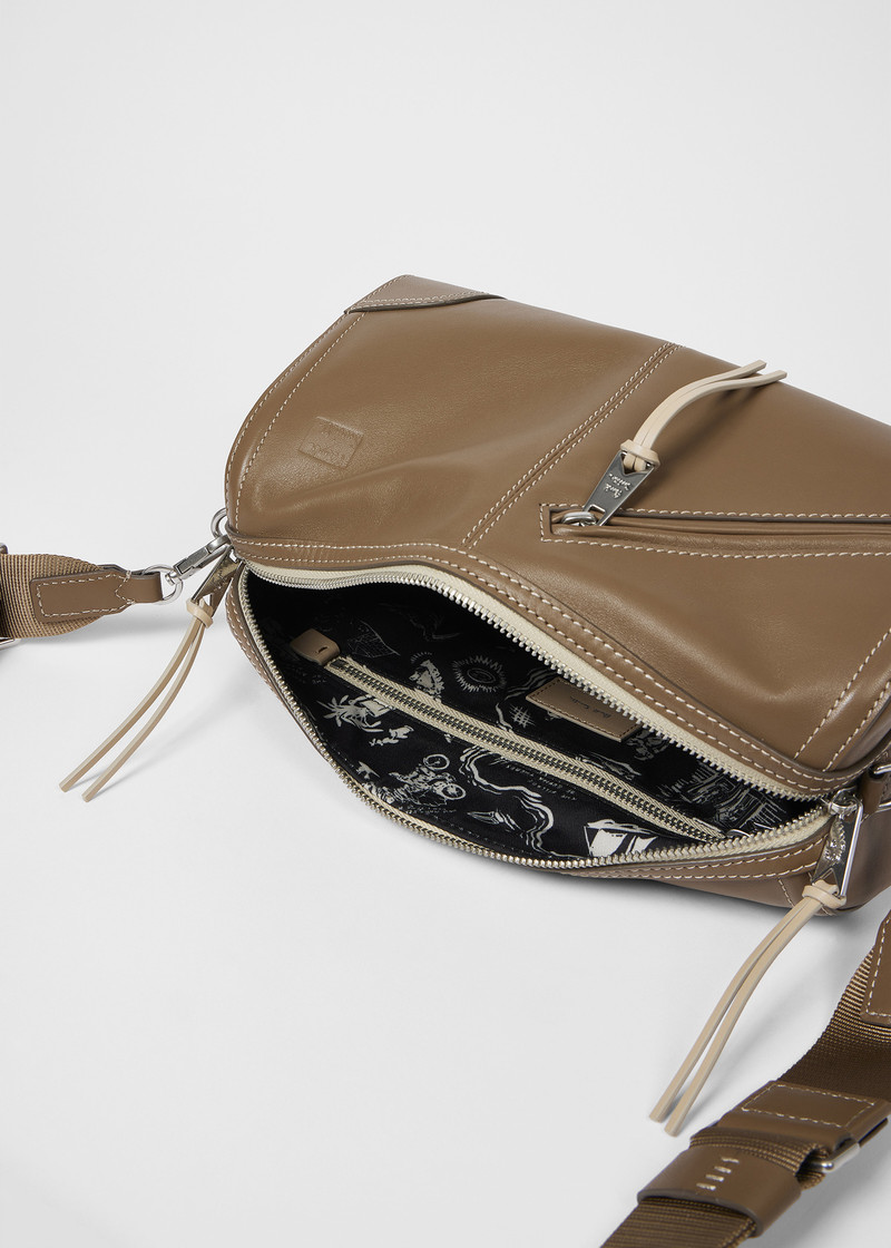 Brown Leather Crossbody Bag 6
