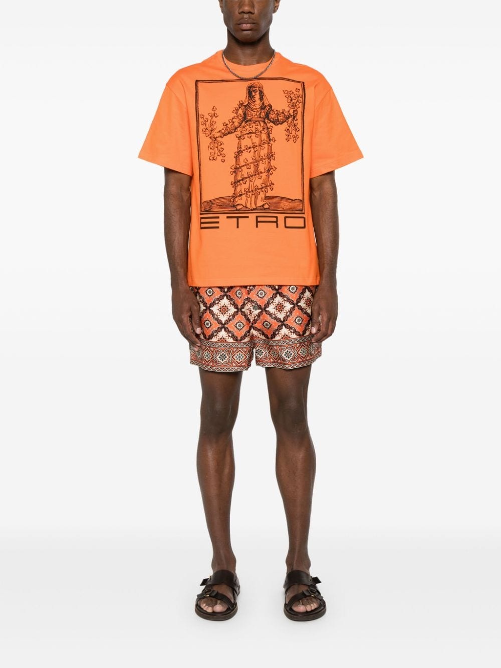 logo-print cotton T-shirt - 2