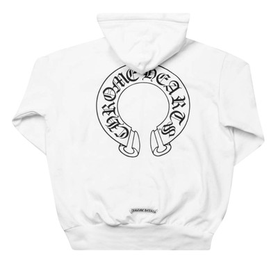 Chrome Hearts Chrome Hearts Floral Cross Zip Hoodie 'White' outlook