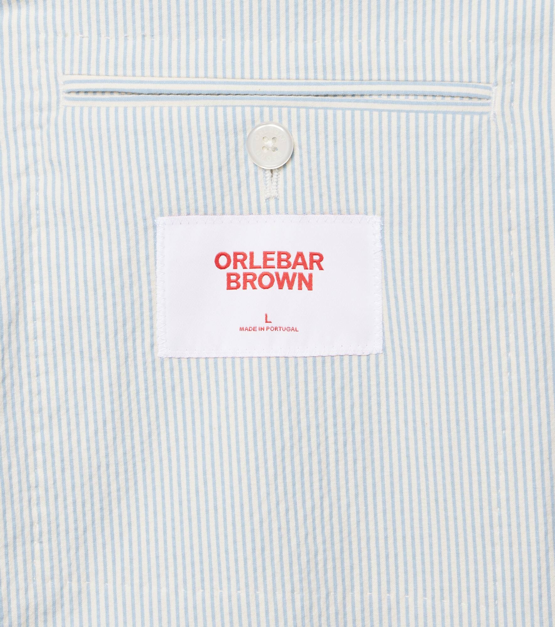 Garret cotton-blend seersucker blazer - 7