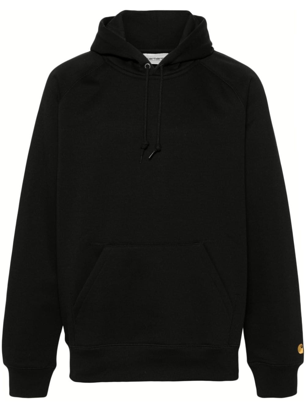 logo-print cotton-blend hoodie - 1