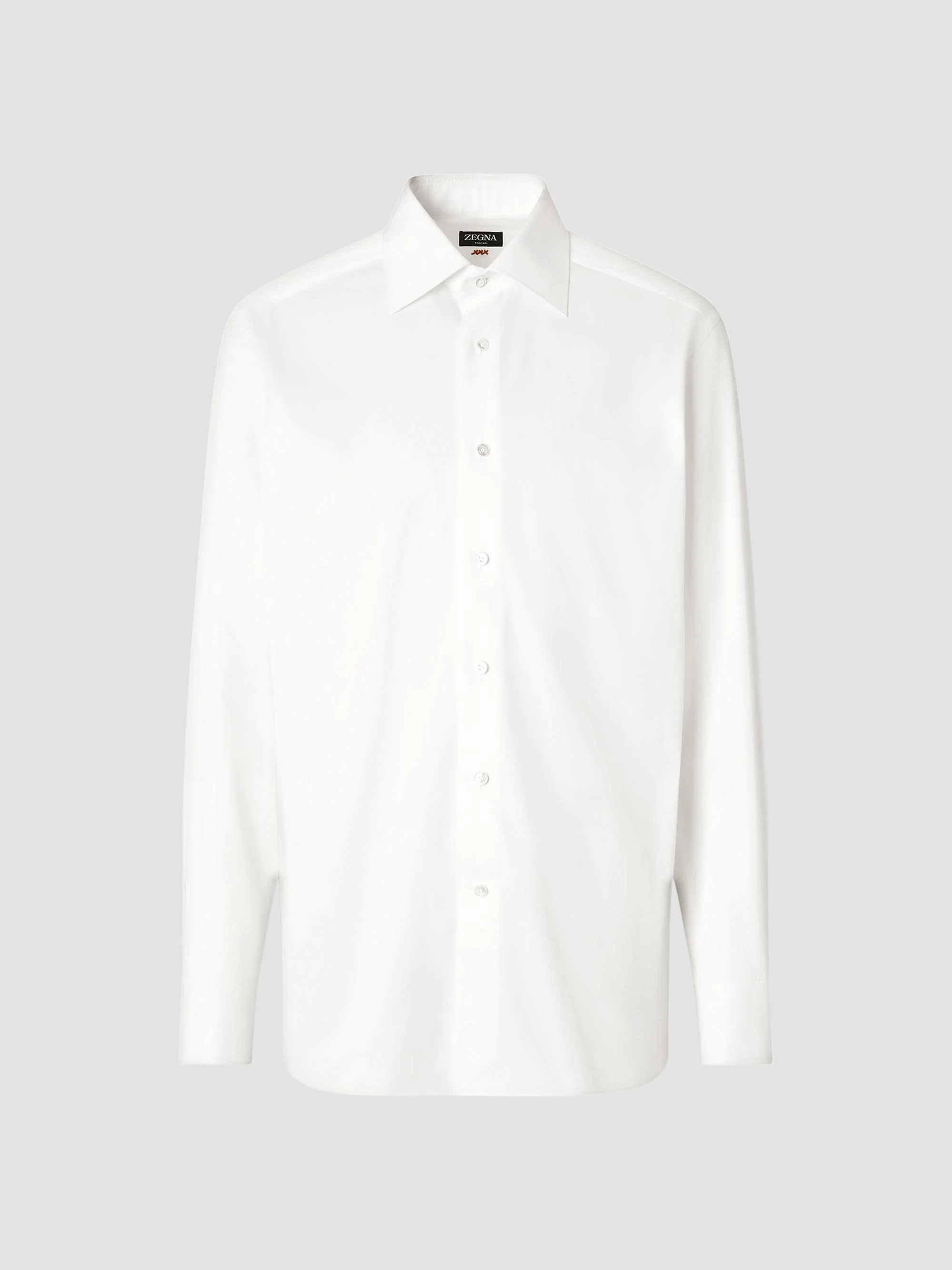 Men's Trecapi Cotton Shirt - Optical White - 1