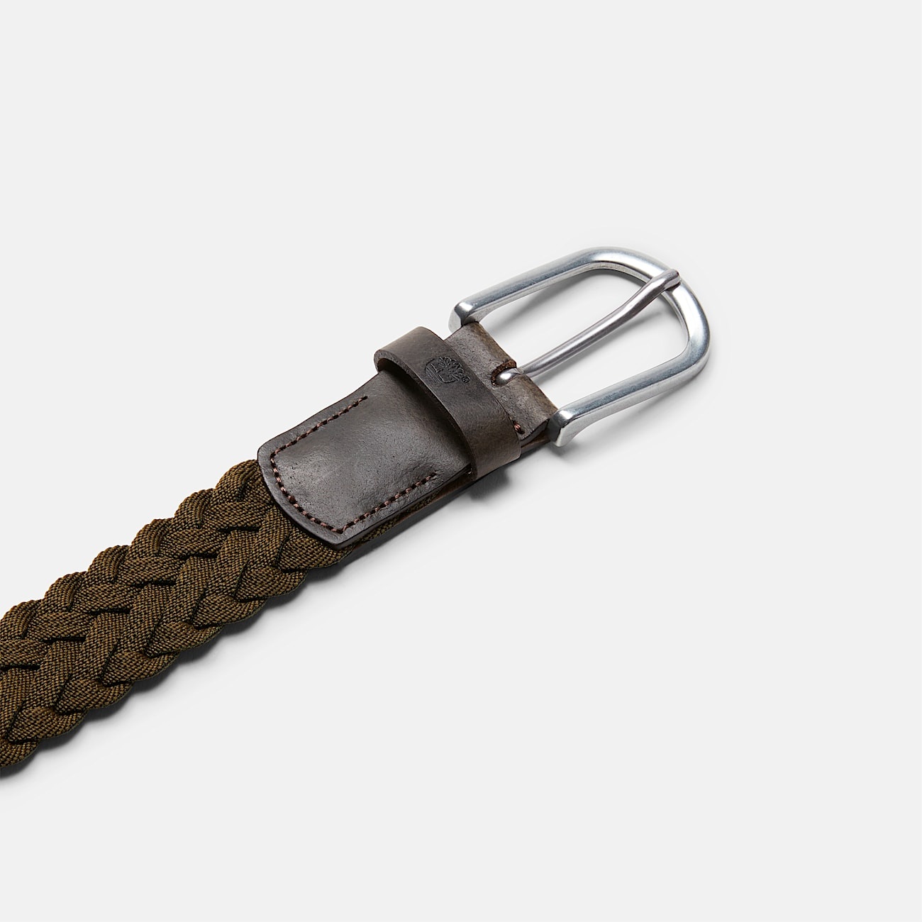 Men's 35mm Braided Belt with Leather Details - 2