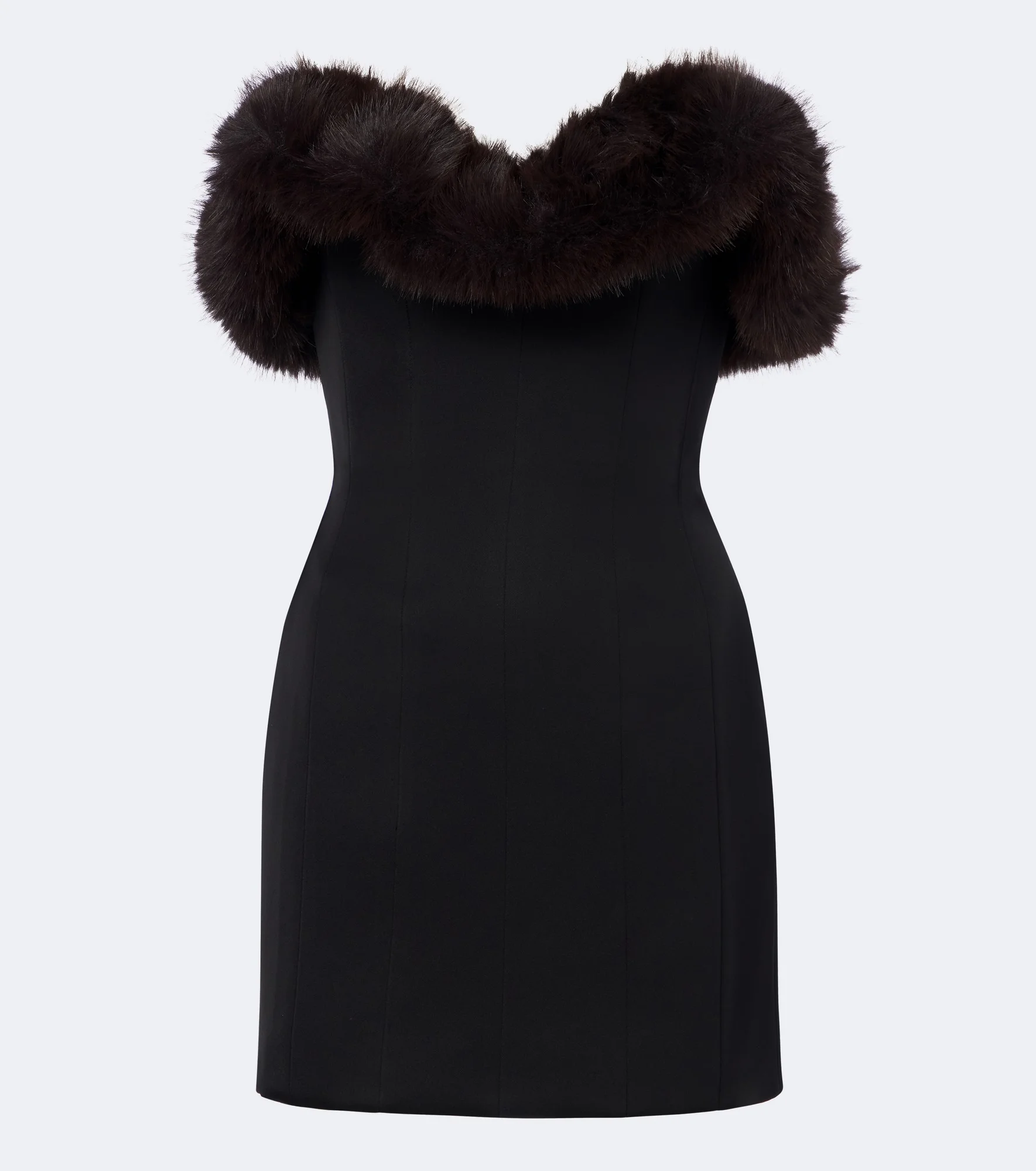 Strapless bustier minidress - 1