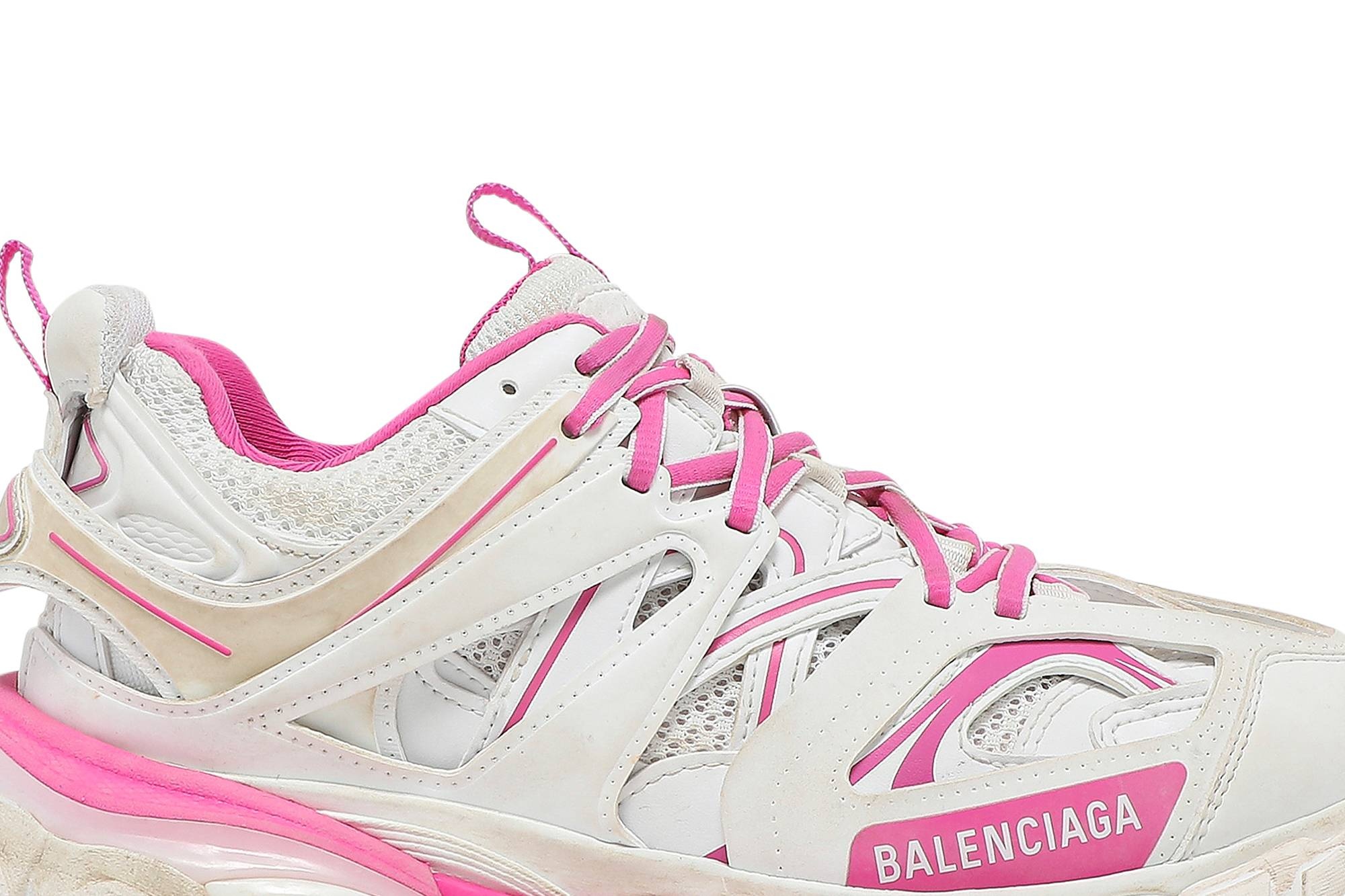 Balenciaga Wmns Track Sneaker 'White Fluo Pink' - 2