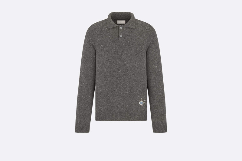 Oversized Long-Sleeved Polo Shirt 1