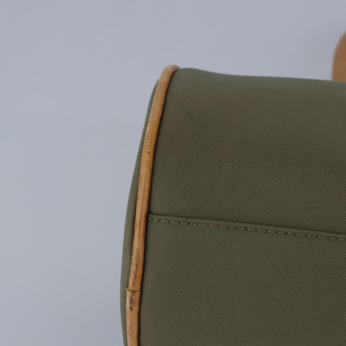 Burberry Hand Bag Nylon Khaki - 15
