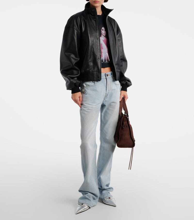 BALENCIAGA City low-rise straight jeans outlook