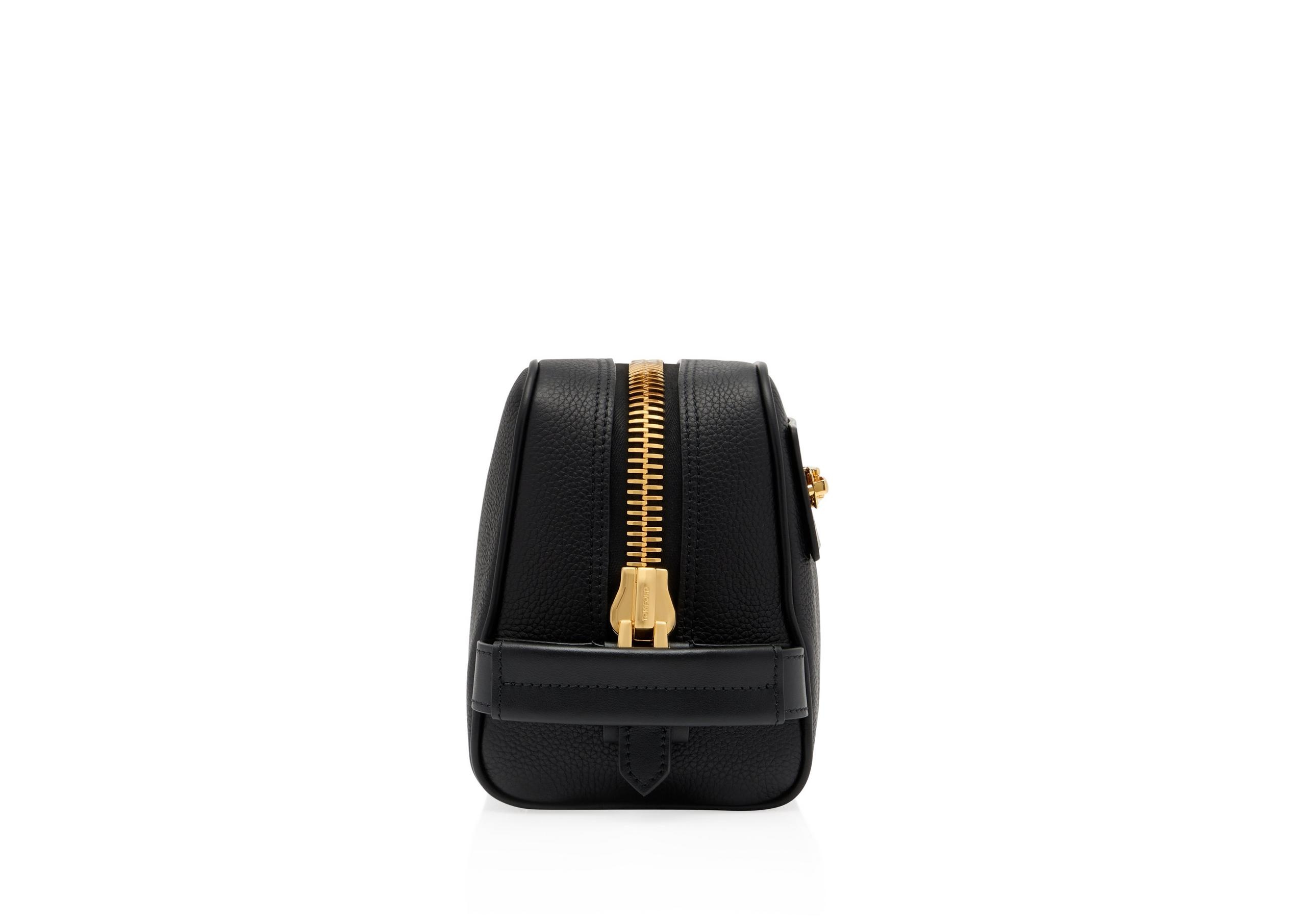 GRAIN LEATHER TOILETRY BAG - 2