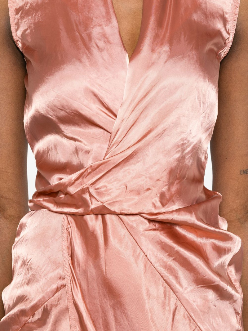 wrap sleeveless midi dress 5