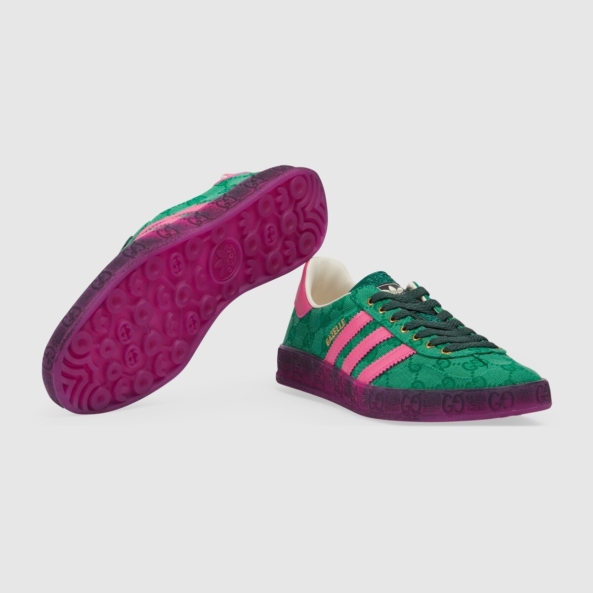 adidas gazelle silver green womens Adidas x Gucci Gazelle Sneaker G main image 0