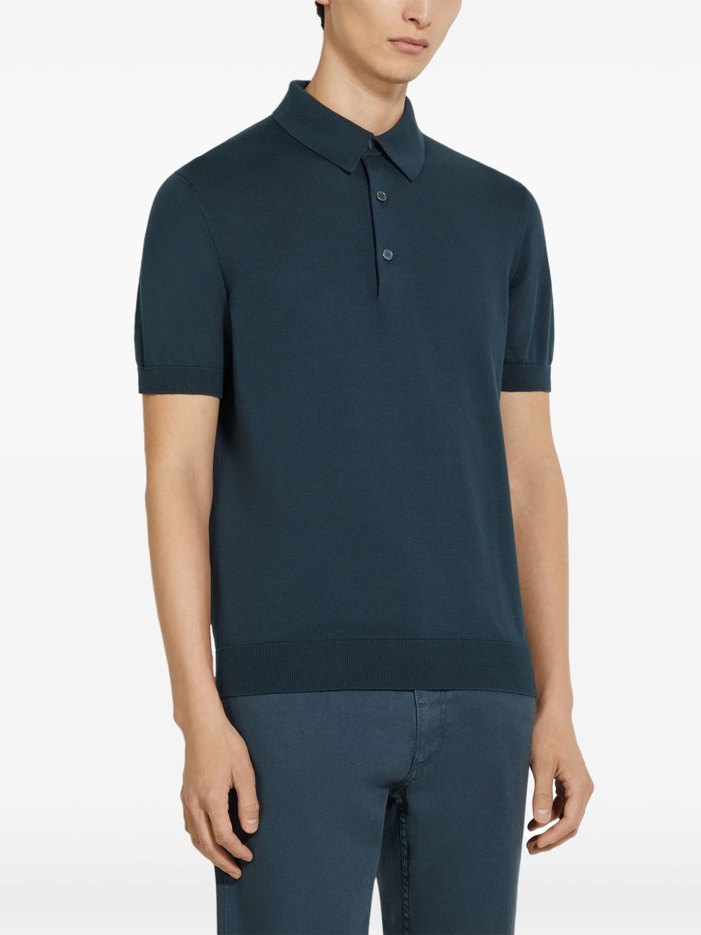 cotton polo shirt - 3