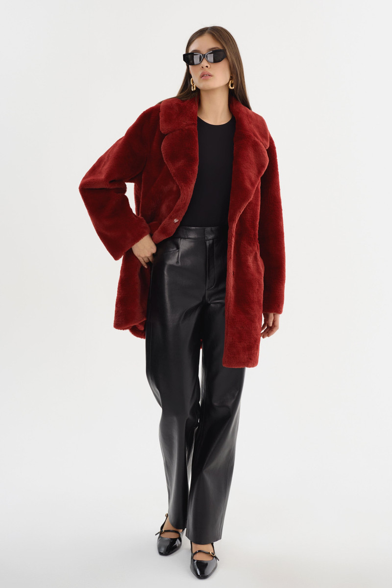 LINNEA | Faux Fur Coat 1