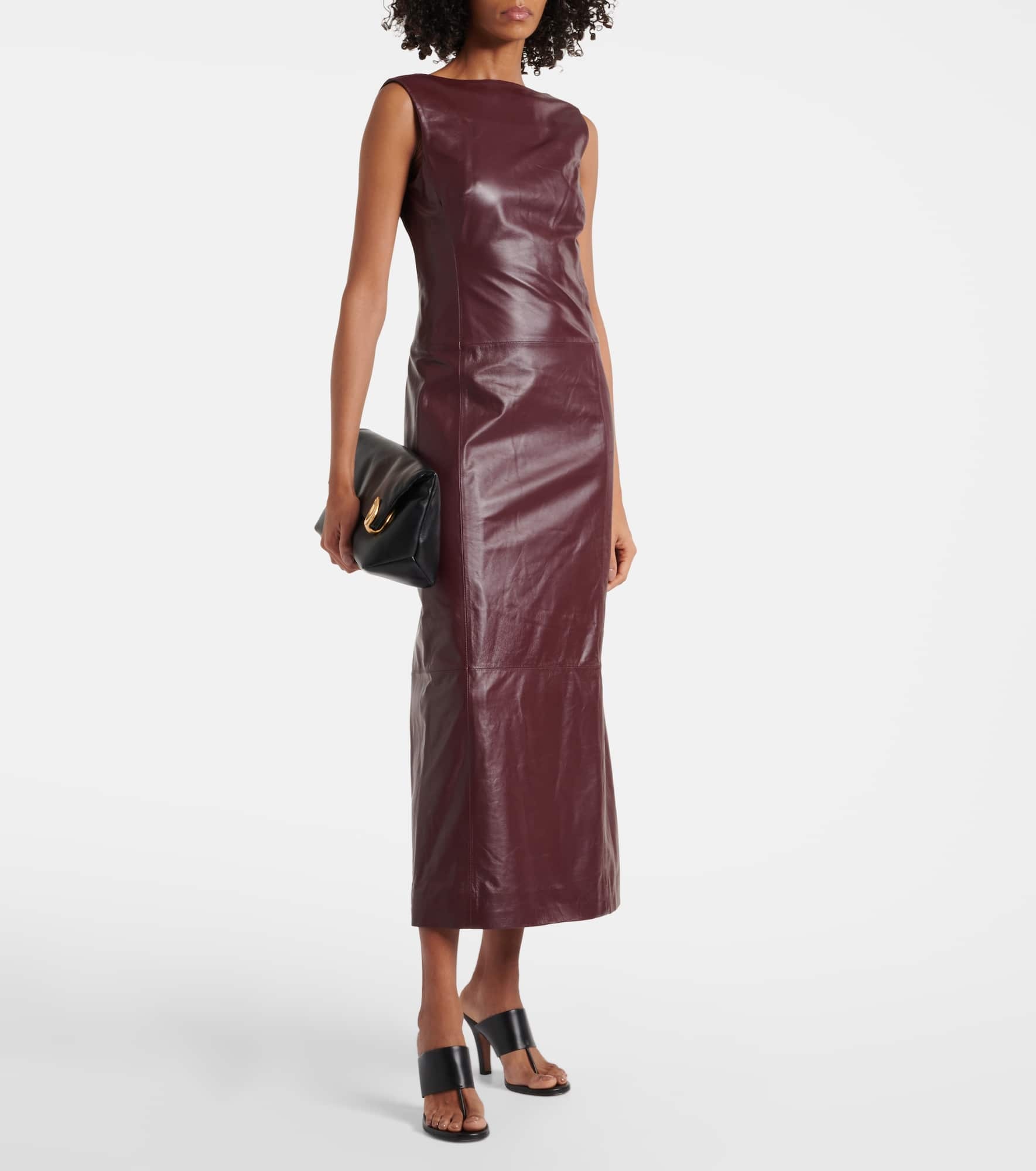 Ellery leather midi dress - 2