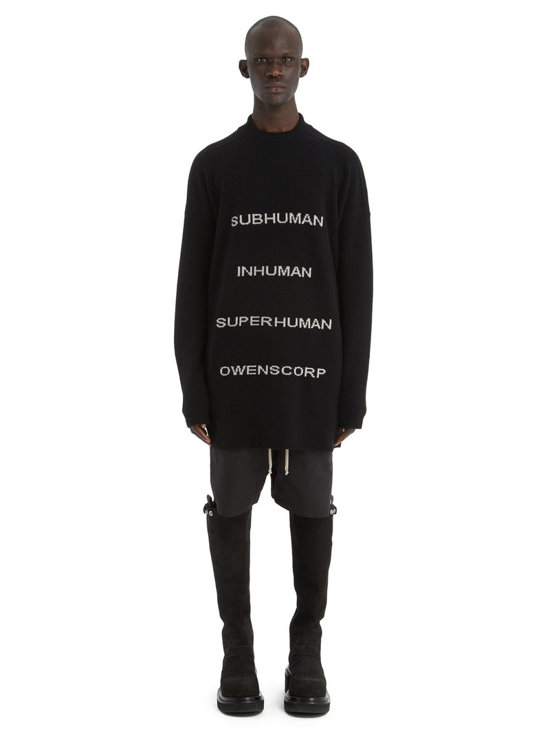 Subhuman Inhuman print jumper 7