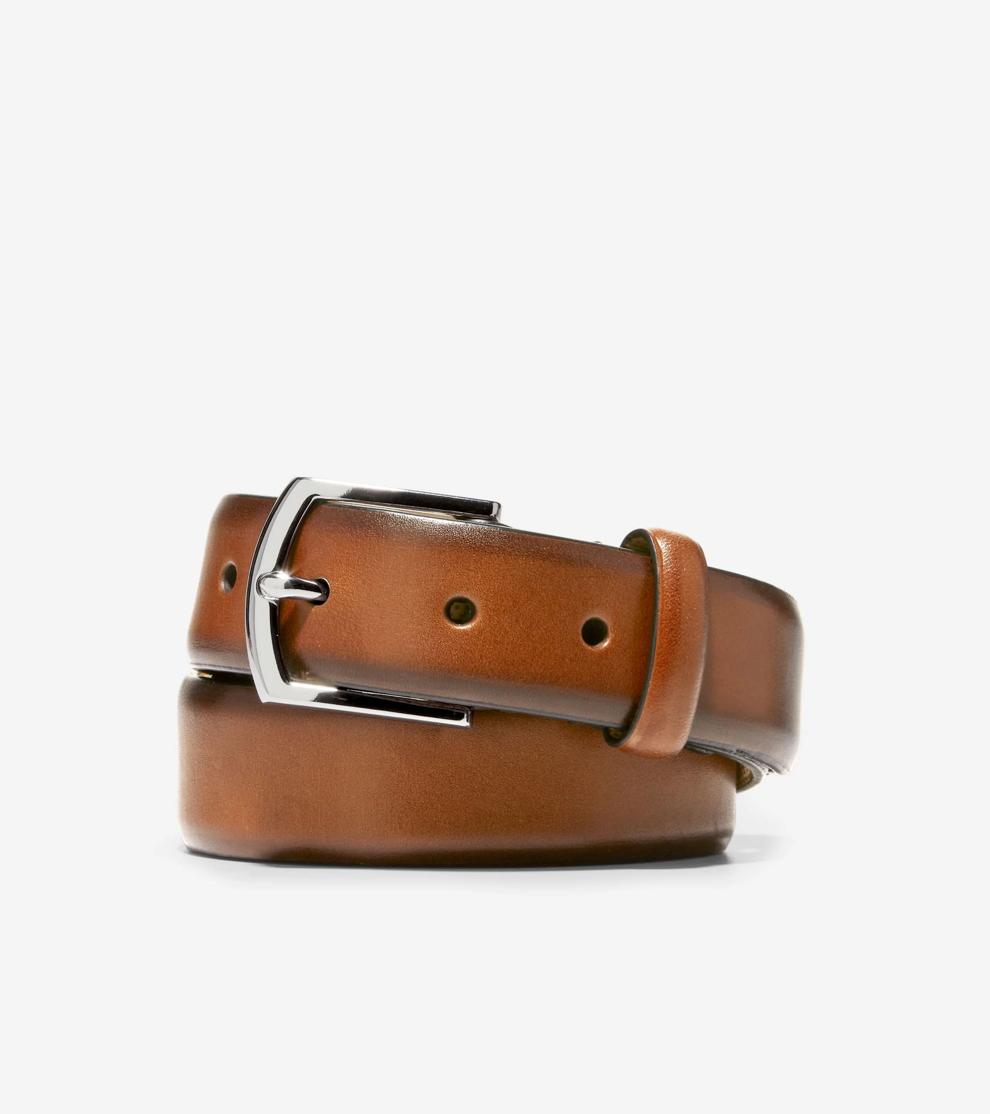 Lewis 32MM Burnished Leather Belt - 1